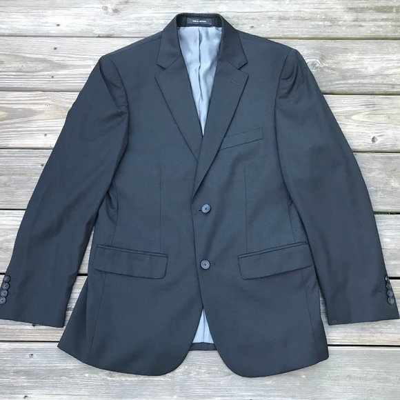 Kenneth Cole Other - Kenneth Cole Men Blazer Black Wool Slim Fit Sport
